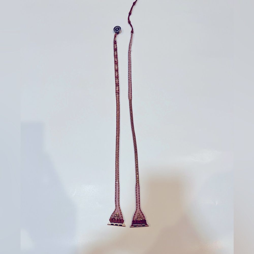 Beaded wrap Apple Watch band